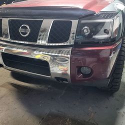 Nissan titan factory front bumper only