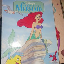 Walt Disney THE LITTLE MERMAID hardcover books Classic

