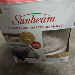 Sunbeam Heated Blanket Twin Size