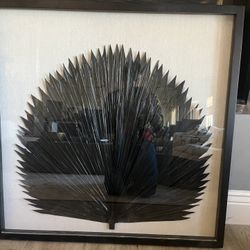 Pottery Barn Palm Frond Wall Art 