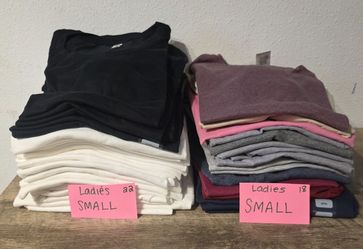 SMALL LADIES Blank Bulk Shirts