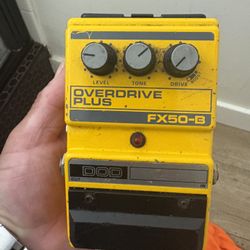- Vintage DOD FX50-B Overdrive Plus. Guitar Effect Pre-Amp Distortion Pedal, USA