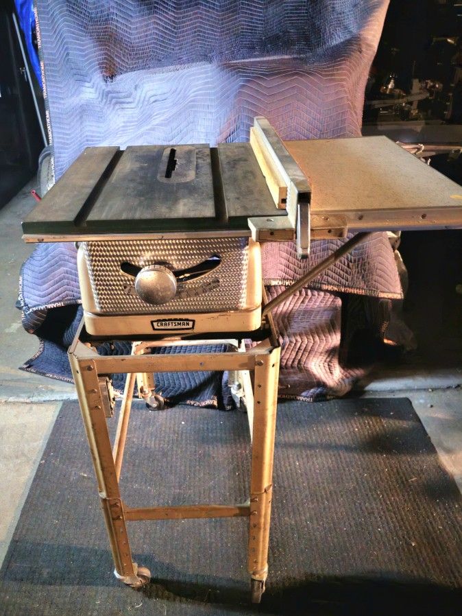 Vintage Craftsman Table Saw Model 103 Works Great!