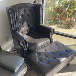 Armchair and Ottoman