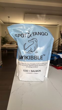 Spot and tango dog food - cod and salmon recipe