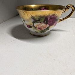 Vintage Royal Chelsea Golden Rose Fine Bone China Tea Cup, Made In England
