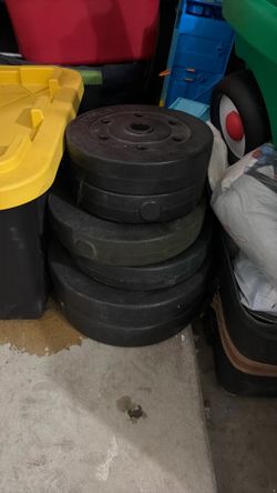 Plastic Weight Plates Only!!