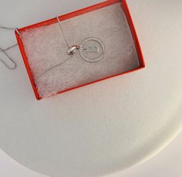 Necklace with letter-B