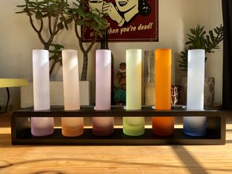 Tray Of 5 Shot Glasses