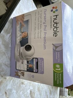 Hubble Nursery Pal Deluxe 5" Smart HD Baby Monitor and Camera - Open Box
