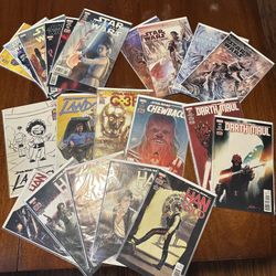 Various Marvel Star Wars Comics