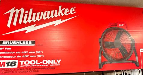 Milwaukee 18” fan