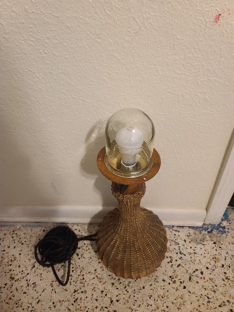 vintage Like New Condition Lamp Very Long Cord