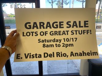 Garage Sale 10/17
