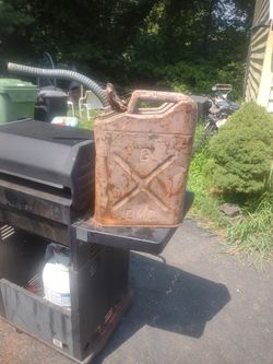 Old  Military Gas Can