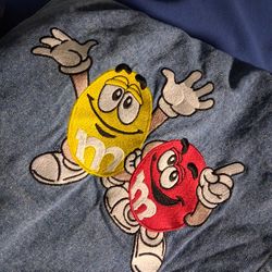 1997 Vintage M&M’s Mars Denim Jacket | Embroidered | Medium