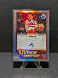 AJ Johnson autograph card