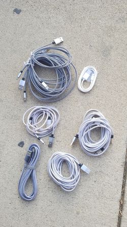 Cellphone charging cords
