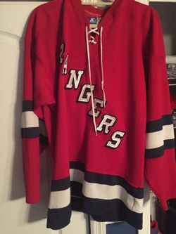 Vintage Starter NHL New York Rangers Hockey Jersey Size Men's Large L for  Sale in Hemet, CA - OfferUp