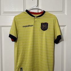2024-2025 Ecuador World Cup Qualifiers Jersey Home Yellow