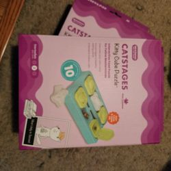 Interactive Cat Food Puzzle And Slow Feeder