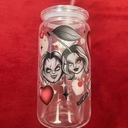 Chucky & Tiffany Custom Cup