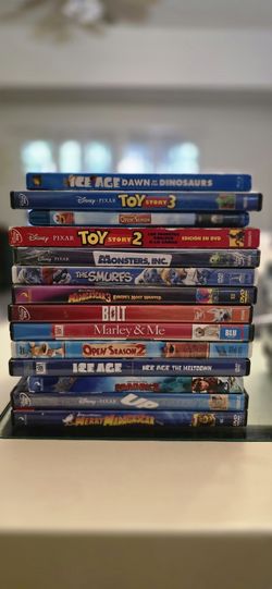 Disney And DreamWorks Movies BlueRay DVD