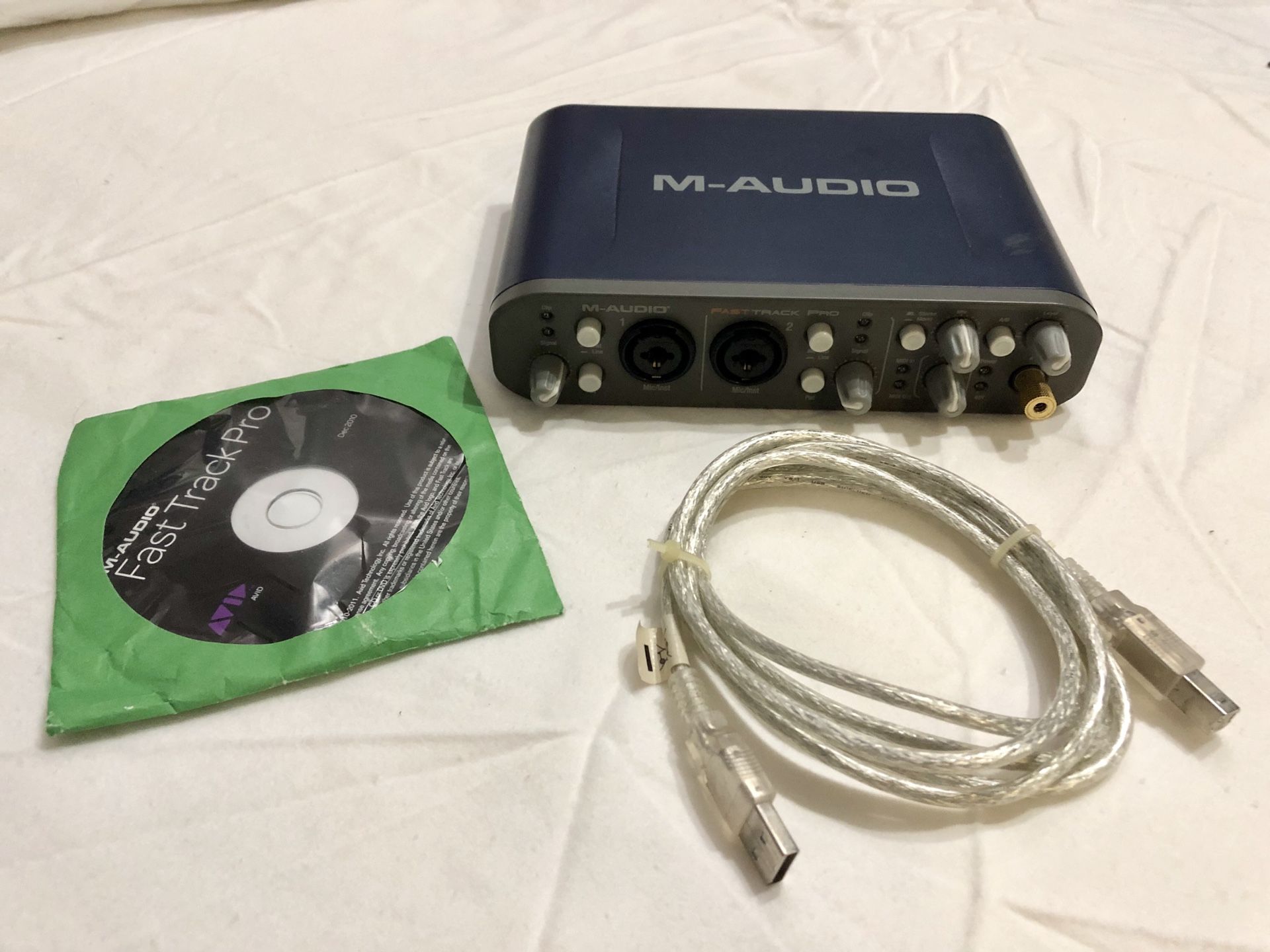 M audio fast track pro