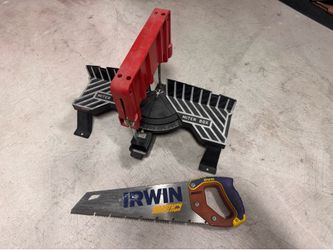 Vintage Craftsman Miter Box w/ Saw Model No. (contact info removed)5