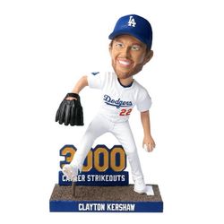 Clayton Kershaw 3000 Strikeout Bobble Head