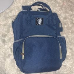 Navy Blue Diaper Bag 