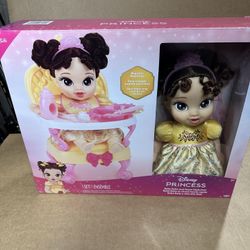 BNB 1 Set of Disney Princess “ Belle” And Royal HighChair 