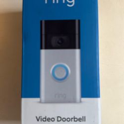 RING Video Doorbell NEW Box Unopened.