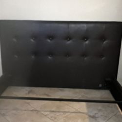 Leather Bed Frame And Mattress 