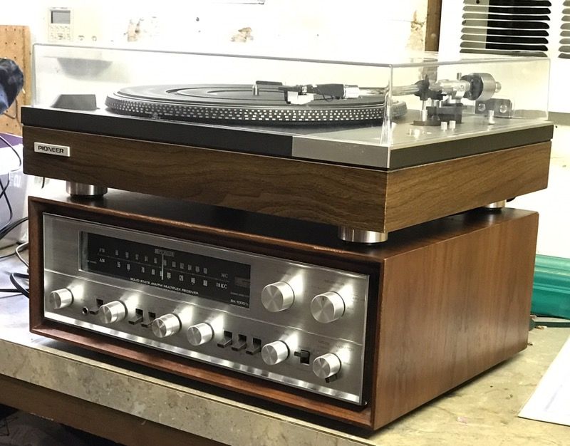 Pioneer SX-1000TA receiver and PL510a turntable