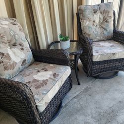 New assembled patio set/ Outdoor Furniture/ Conversation Set