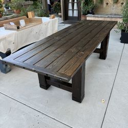 8 ft Patio Table New And Hand Crafted