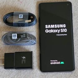 Samsung Galaxy S10 , 128GB  , Unlocked  for all Company Carrier ,  Excellent Condition Like New 