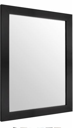 Ruomeng Rectangular Wall Mirror 16" × 20" for Bathroom, Bedroom, Entryway, Living Room, Black