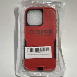 iPhone 15 PRO Red and black Phone Case.