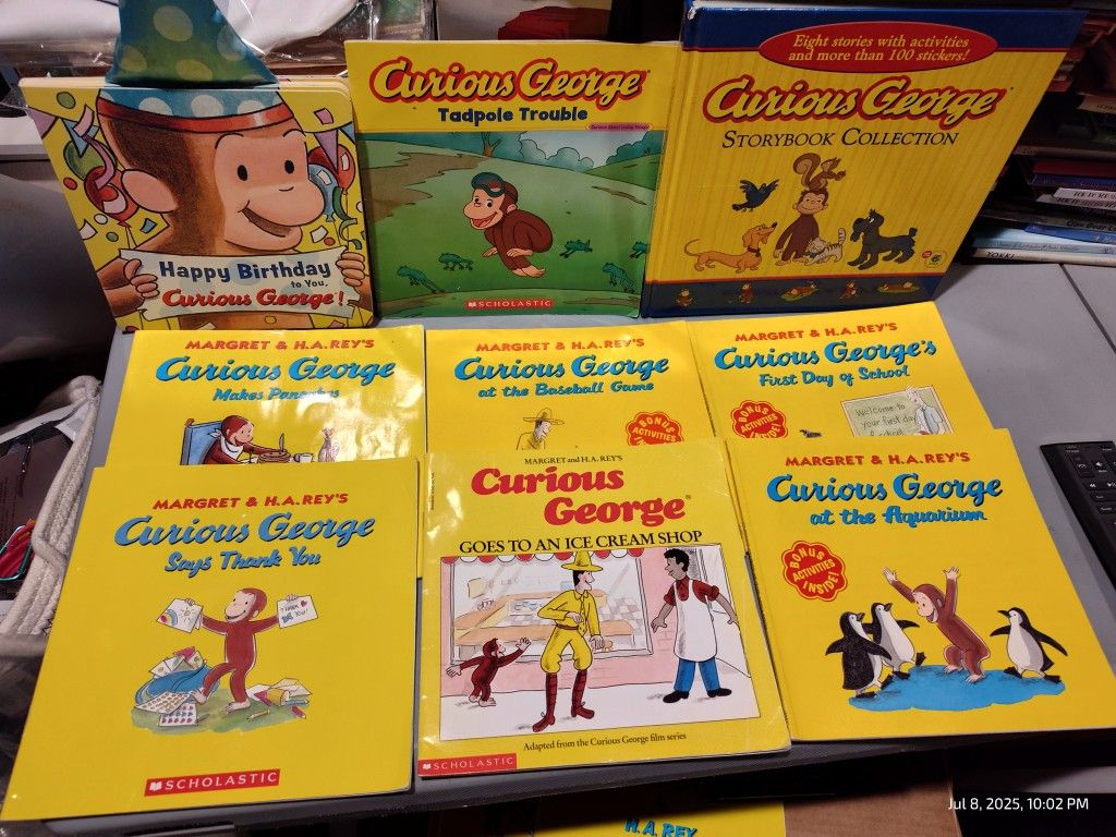 Curious George Books 2-6years Old