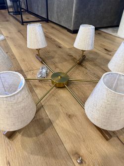 Brand new modern chandelier 6 lights
