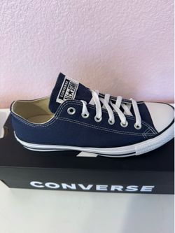 New CONVERSE Chuck Taylor All Star navy ox (low) top US men size 7.5 US women size 9.5