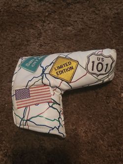 PRG GOLF ORIGINALS ROUTE 66 WHITE PUTTER HEADCOVER