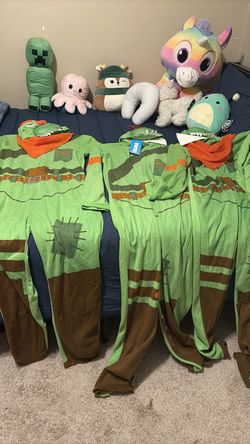 Fortnite men’s union Suit Dino Rex Pajama Sleeper Onesie