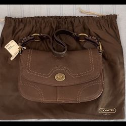 New With Tags Vintage Soft Pebble Coach Collection Purse