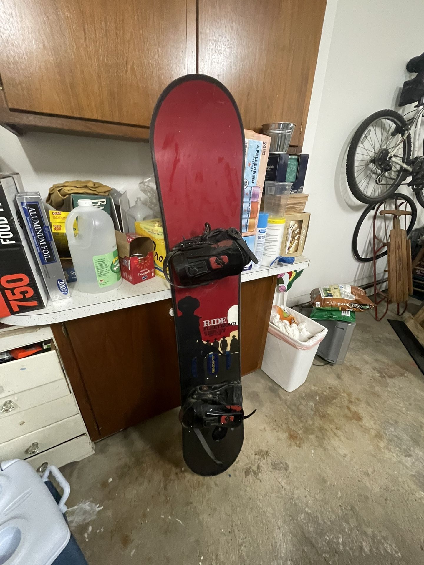 Snowboard With Bindings