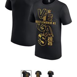 WWE Wrestlemania 41 Stacked T-shirt 3D T-shirt 