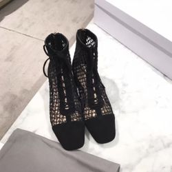 Gorgeous Suede Fishnet 