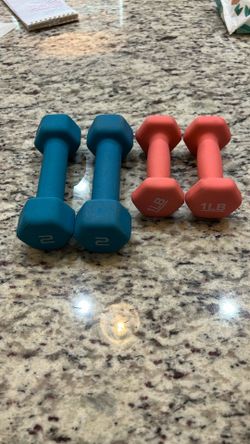 1 and 2 Pound Weights 